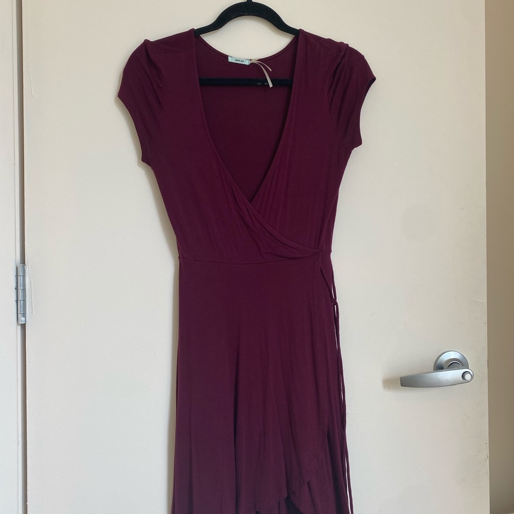 Kimchi blue faux wrap dress